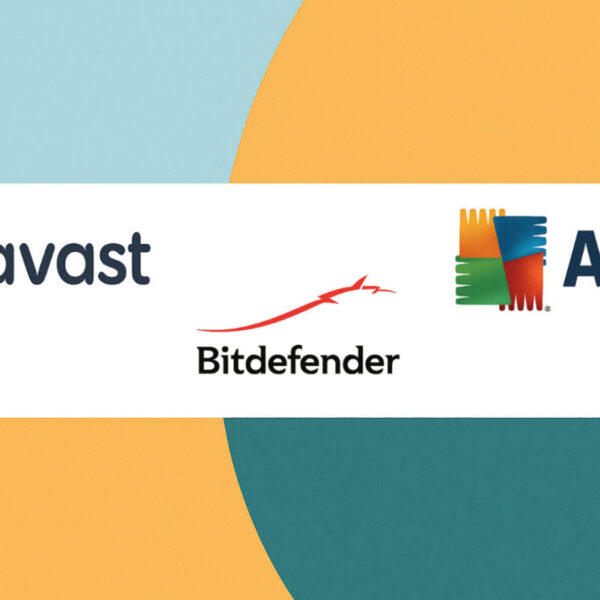 Best Antivirus for Mac — logos of AVG, Avast, and Bitdefender, three leading free antivirus options.