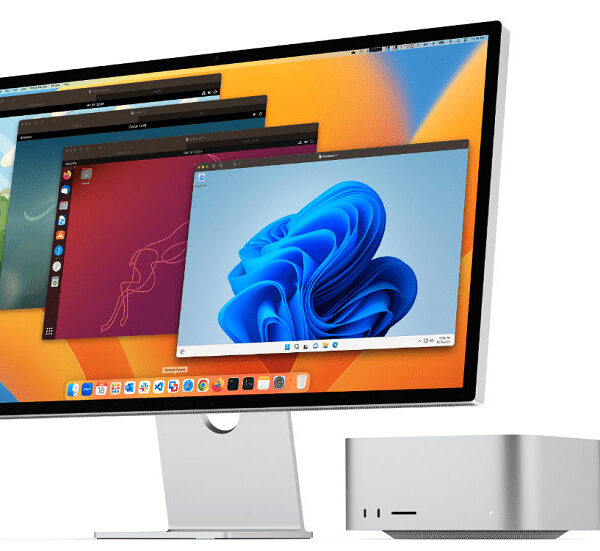 VMware Fusion Pro image showing Windows and other OS running on a Mac